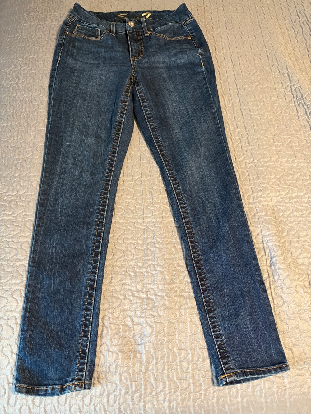 Women's Dark Blue Seven Slim Fit Jeans